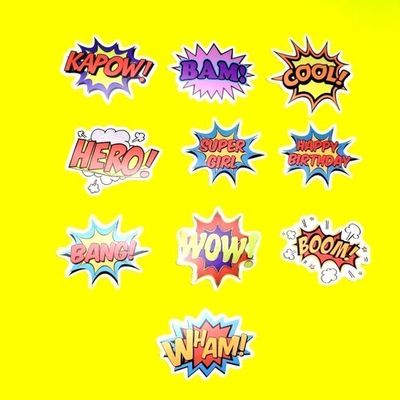 3/$20 brand new 10pcs waterproof funny stickers - Picture 1 of 1